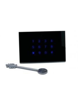 Tastiera KNX Controllo Accessi DOORY Orizzontale Nera BX-R12OB