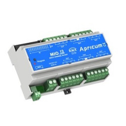 MIO12 Attuatore 12 Ingressi e 12 uscite KNX