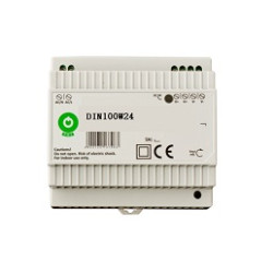 DIN100W24 Alimentatore da barra DIN 100W 24 VDC