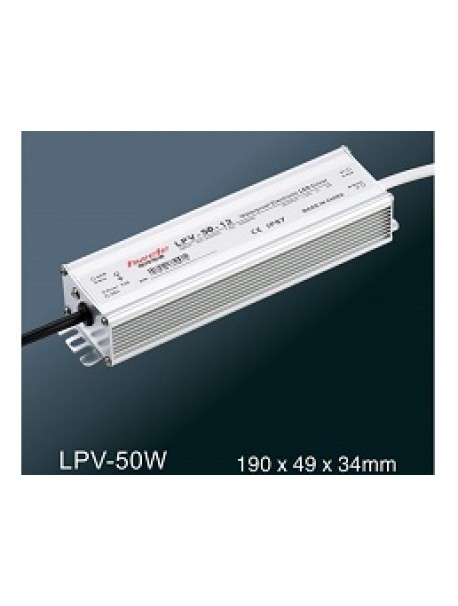 LPV-50W-12V Alimentatore IP67 50W 12 VDC