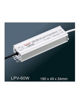 LPV-60W-12V Power Supply CV IP67 60W 12VDC