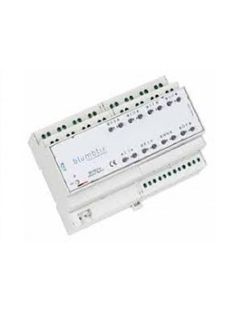 BX-RIO8 Modulo 8 ingressi e 8 uscite KNX da barra DIN