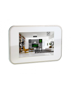 Pannello Touch KNX bianco da 4,3" Con Miniserver KAIROS 24 BX-K24MSW