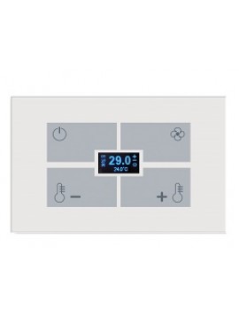 BX-F-RWTU KNX White Thermostat and Humidistat for 503  box 