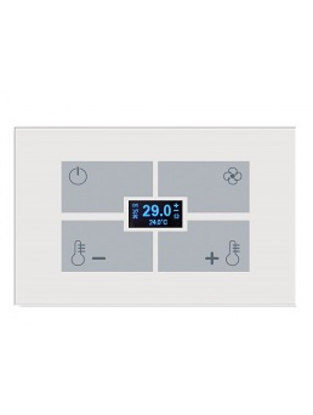 BX-F-RWTU KNX White Thermostat and Humidistat for 503  box 