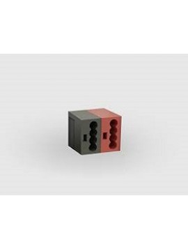 Terminal block black and red