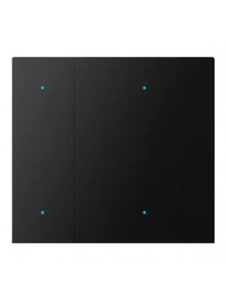 CHPB-04/02.S.21 Pulsantiera KNX Waltz 2 Pulsanti (nera)