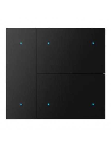 CHPB-06/02.S.21 Pulsantiera KNX Waltz 3 Pulsanti (Nera)