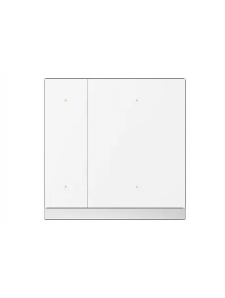CHPB-04/02.S.22 Pulsantiera KNX Waltz 2 Pulsanti (bianca)