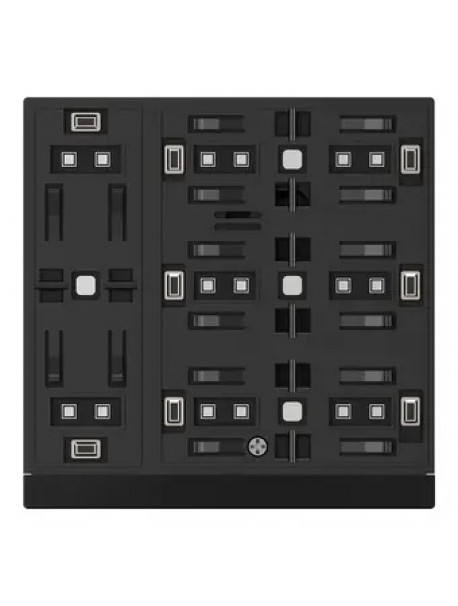 CHPB-08/02.S.21 Pulsantiera KNX Waltz 4 Pulsanti (Nera)