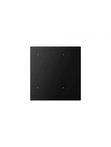 CHPB-08/02.1.21 KNX Waltz Push Button 4 Gang (Black)