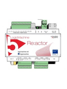 LM5Cp2-RIO3LTE Logic machine 18 I/O, KNX/IP, 1 RS485, 1RS485/232, 2 analog output, 1 WIRE and LTE module