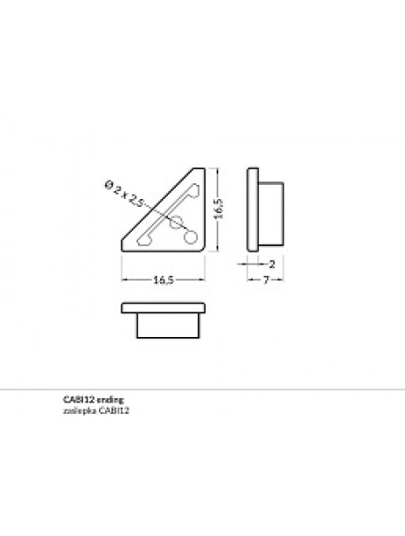 CABI12 chiusura nera (2pz)