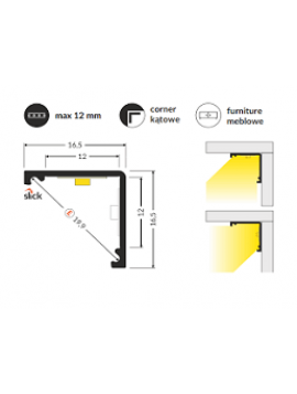 CABI12 DUO E Profile Anodized 2 Meters (K2000220)