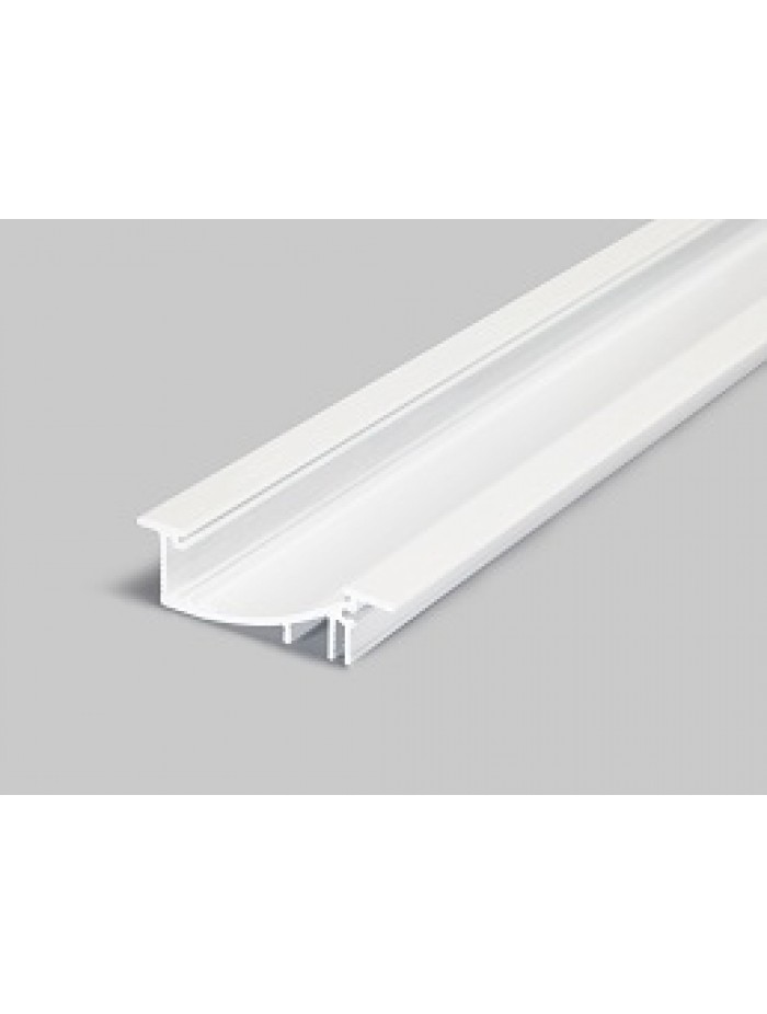 FLAT8 Profilo Bianco da 2 Metri- Profilo LED FLAT8 H/UXProfilo da incasso  liscio per illumina- 23050001- Profile