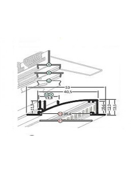 FLAT8 Profile White 2 Meters