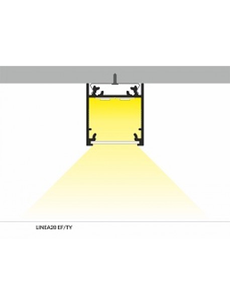 LINEA20 Profile white 2 Meter (C1020001)