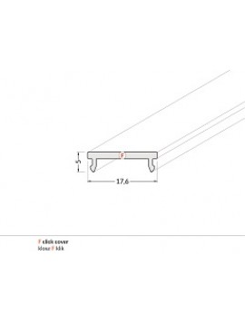 Slide cover Type F White 2 m (A2060038)