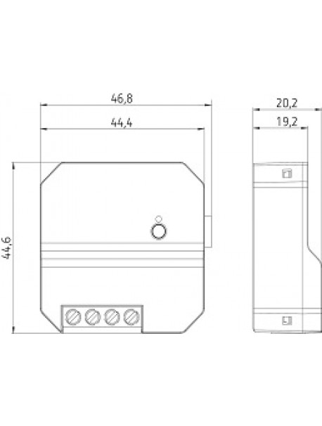 Attuatore Uscita Binario da Incasso SU 1 KNX (4942520)