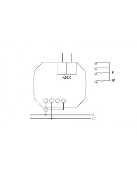 Attuatore Tapparelle da Incasso JU 1 KNX (4942550)