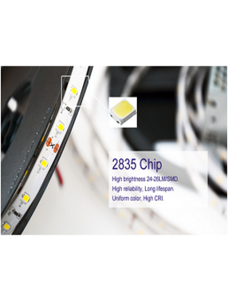 Strip Led SELS-2835NW70-24A-IP20-80Ra - 6W/m - 115 lm/led - 5m Strip Led 