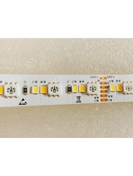 Striscia a led RGBCC SELS-5050RGBCCT60-24-IP20C  22W/m 24VDC  IP20 CRI>80 5m