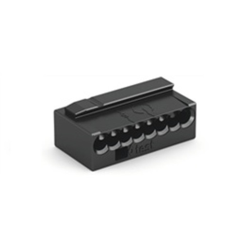 Morsetto 8 ingressi KNX nero (243-208)