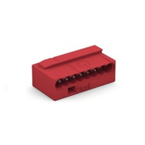 Morsetto 8 ingressi KNX rosso (243-808)